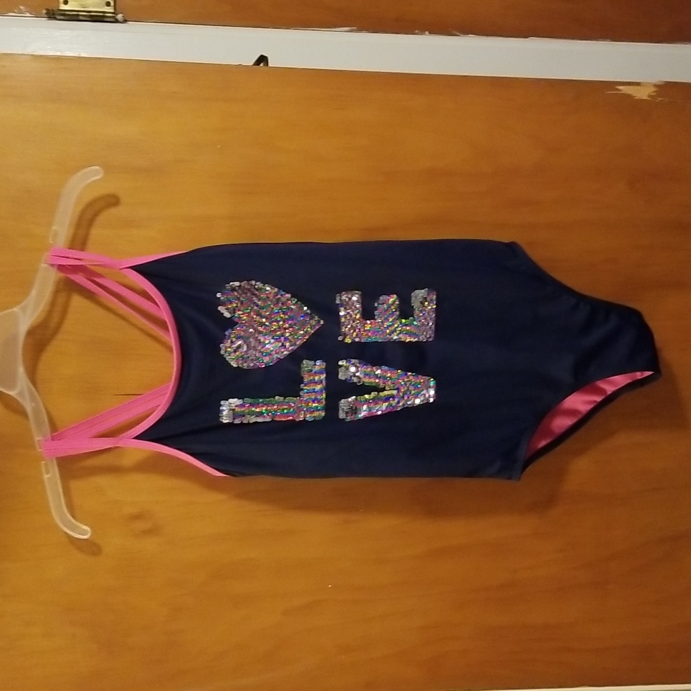 Justice LOVE swimsuit
